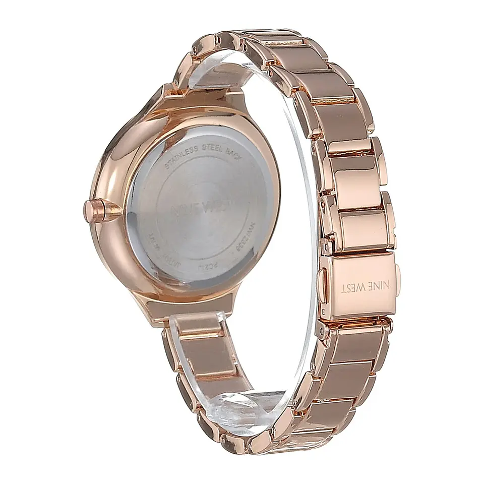 Reloj Nine West NW/2336BLRG Oro Rosa con Esfera Azul 5