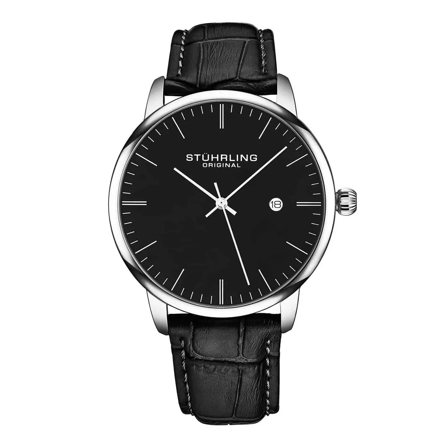 Reloj Stührling Rasa 3997Z.2 Negro con Correa de Cuero 1