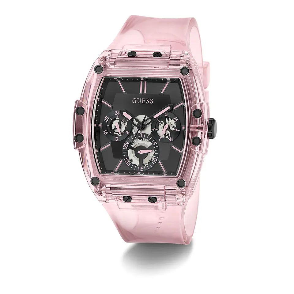 Reloj GUESS GW0203G11 Rosa con Esfera Negra 1