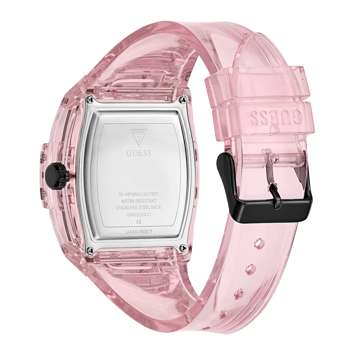 Reloj GUESS GW0203G11 Rosa con Esfera Negra 4