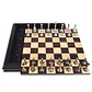 Juego de Ajedrez AMEROUS 19192 de Madera con Piezas de Metal - Miniatura 4