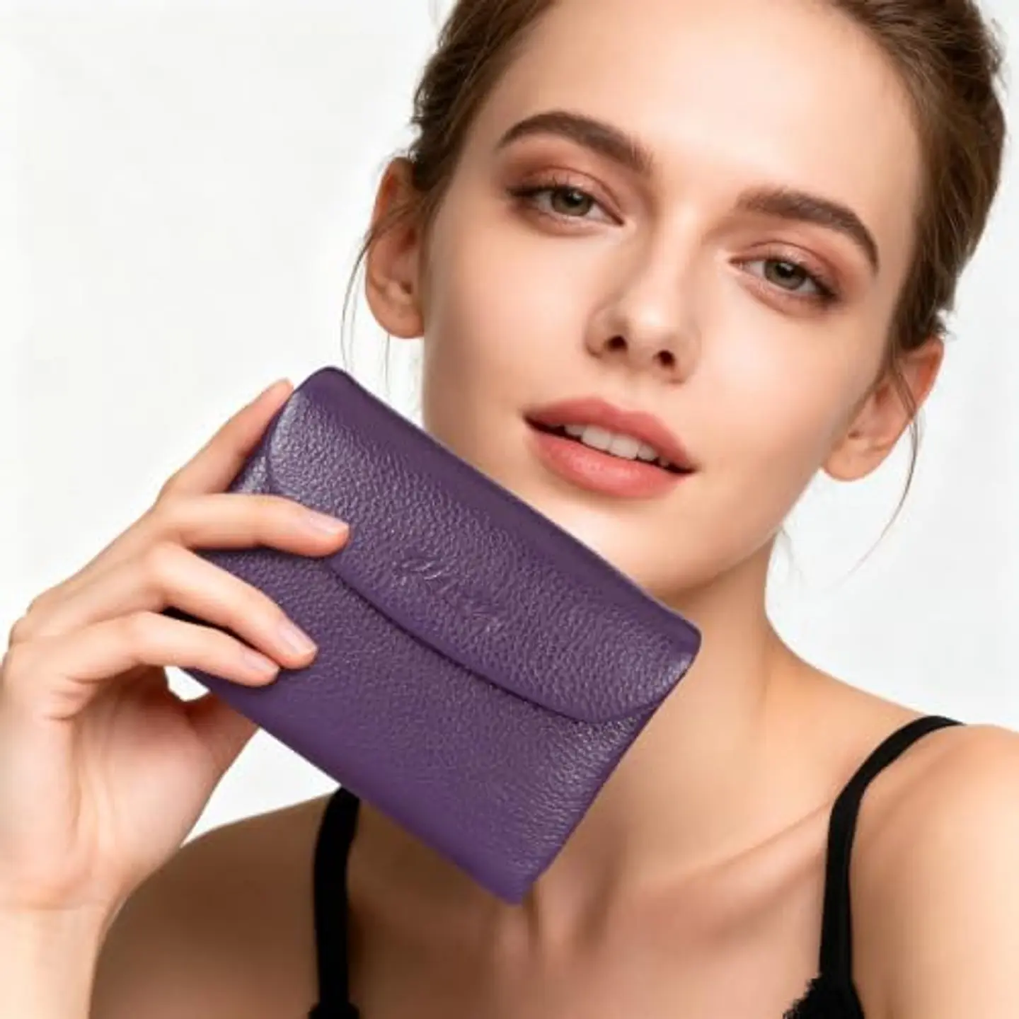 Billetera Mujer DAMAIKE 2201-9929M de Cuero con Cierre Magnético 30