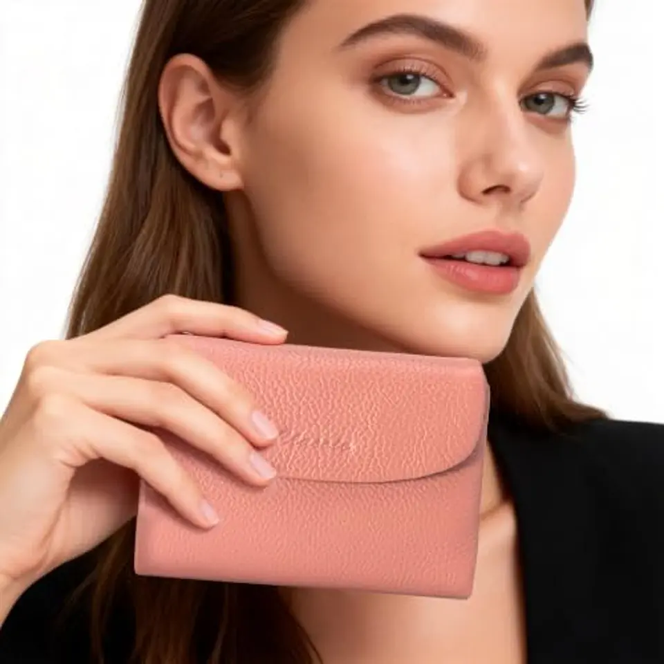 Billetera Mujer DAMAIKE 2201-9929M de Cuero con Cierre Magnético 35