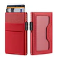 Tarjetero VULKIT VC306 Rojo RFID con Ventana para Documento - Miniatura 1