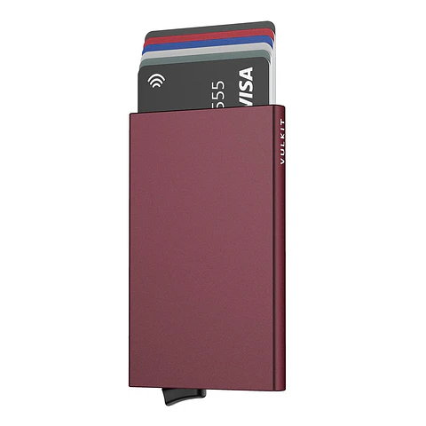 Tarjetero VULKIT VC100 de aluminio RFID con acceso rápido
