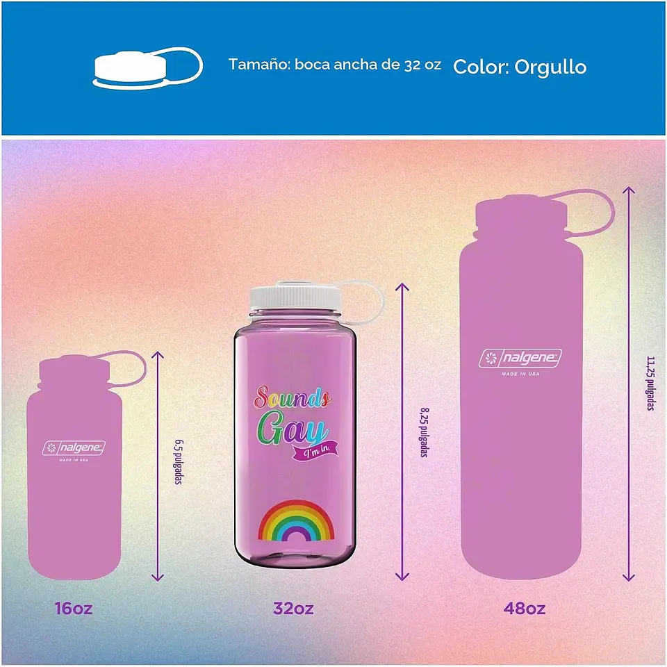 Botella Nalgene boca ancha 32 oz - Diseños especiales 4