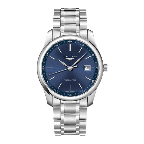 Master Collection Gents Steel Blue Dial