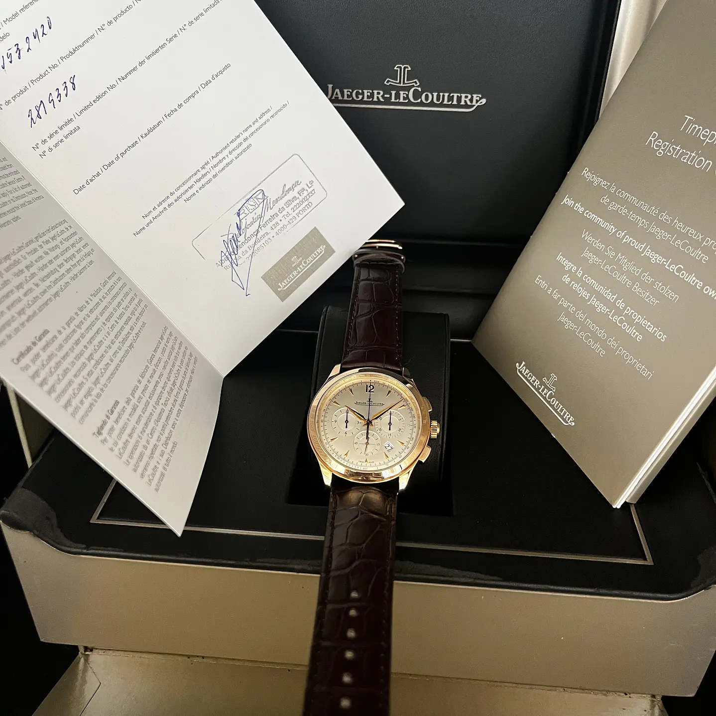 Jaeger-Le Coultre “Master Cronograph” 1