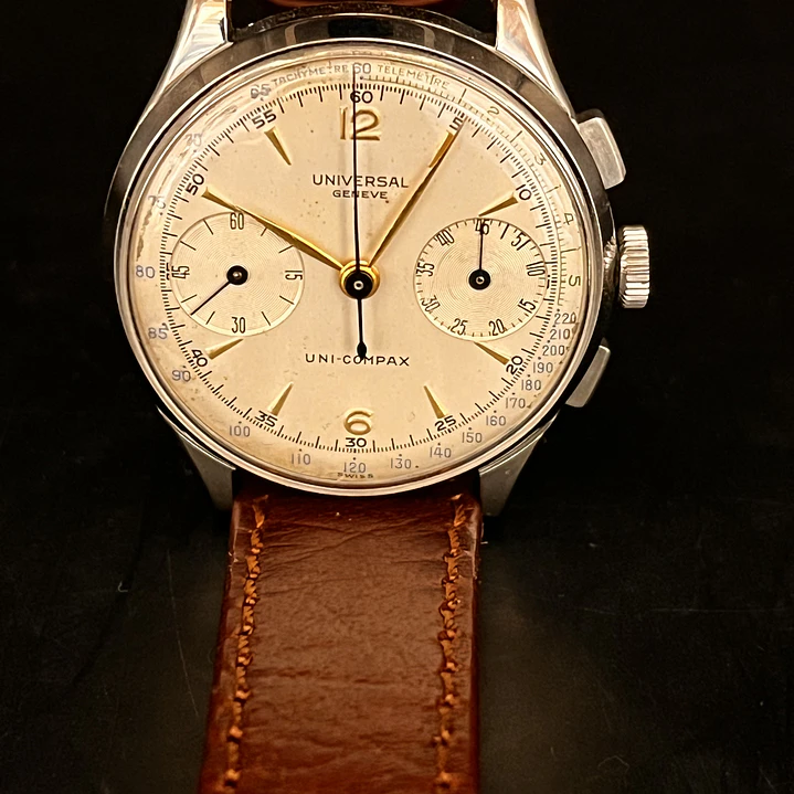 Universal Geneve “Uni-Compax” ref. 22420, anos 50  1