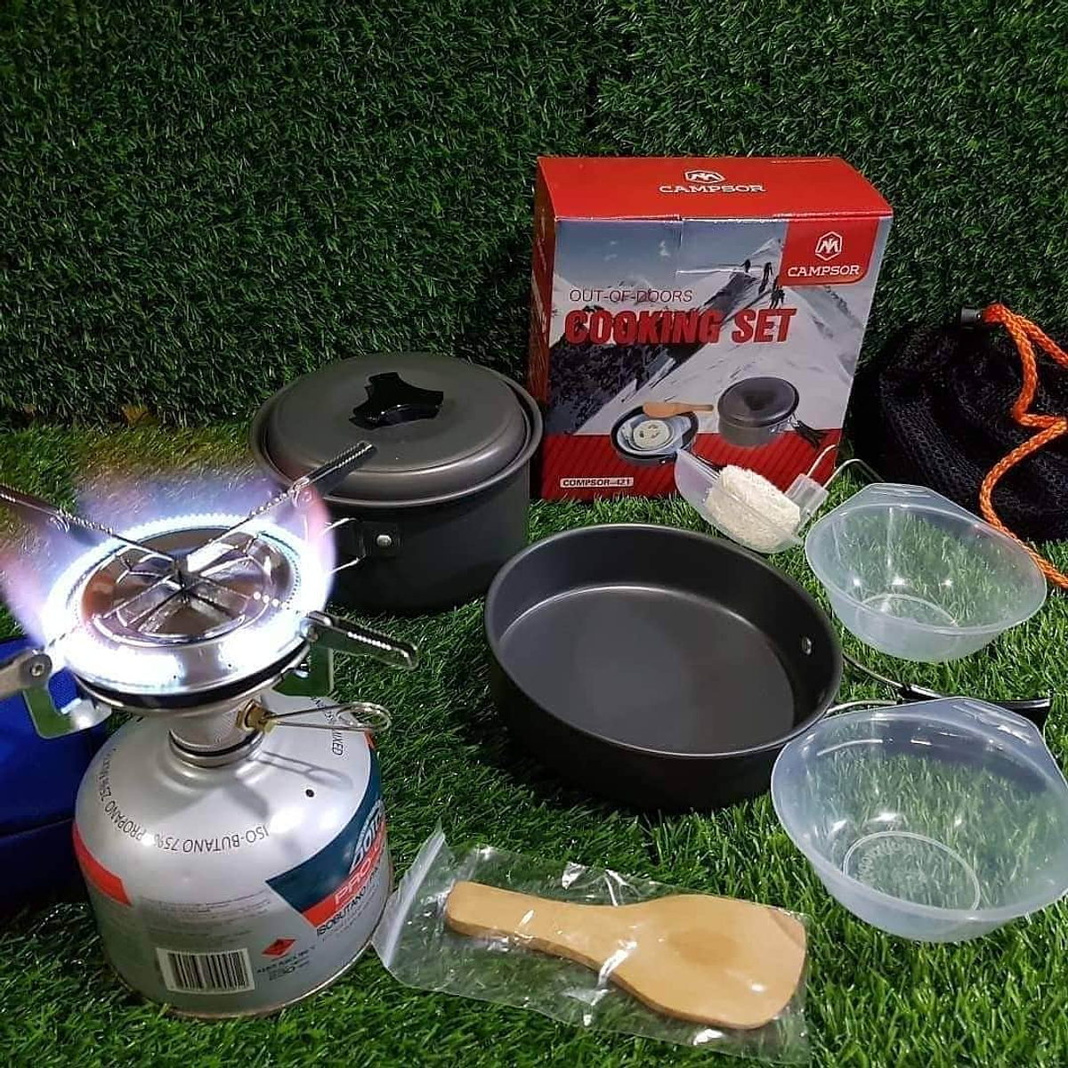 Set Ollas Camping 5 piezas Cocinilla