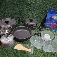 SET 2 OLLAS MÁS COCINILLA MINI PLATO GRANDE 