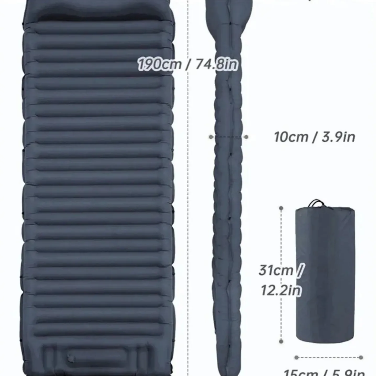 Colchoneta Inflable Trekking/Camping Huerquehue Light