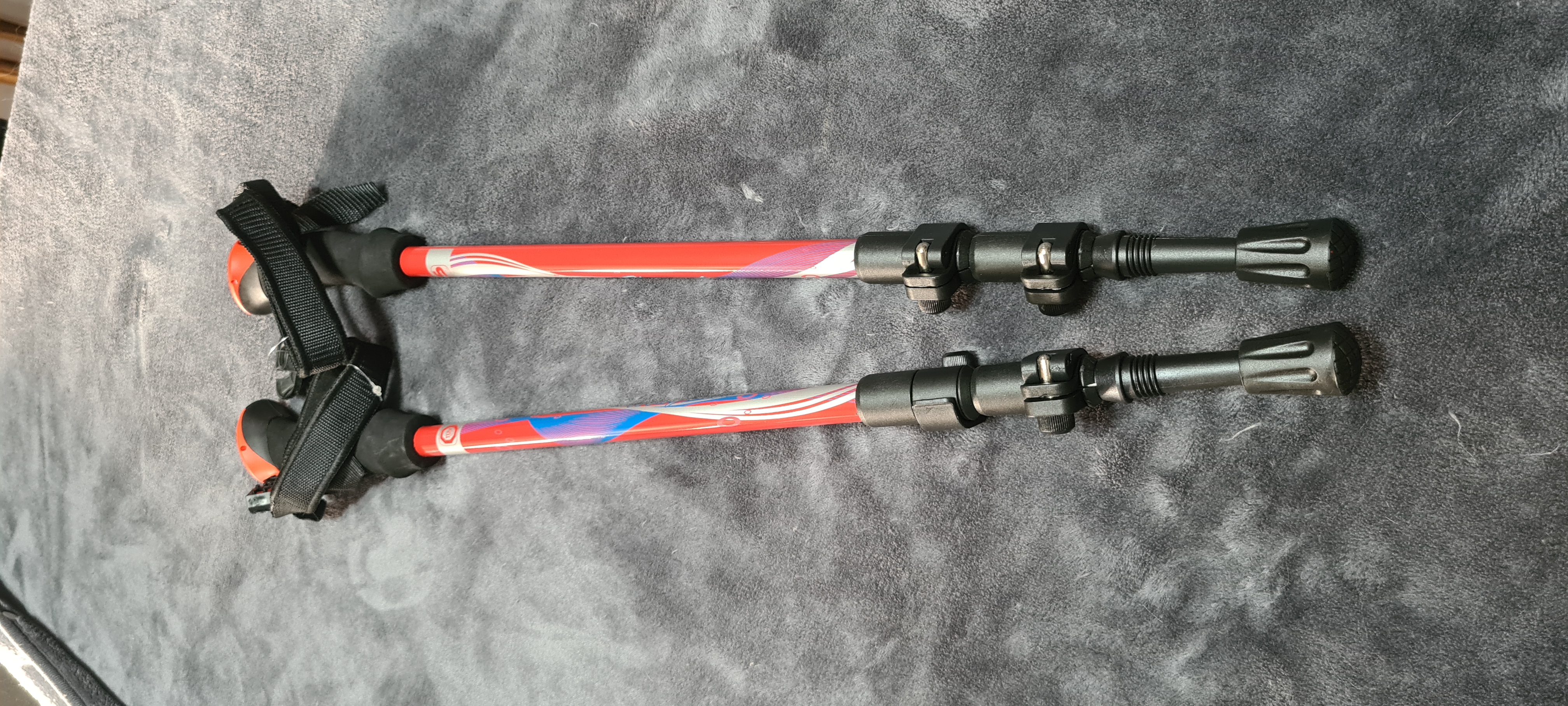 Bastones Trekking Doite Crossing Aluminio 7075 Anti-Shock Par