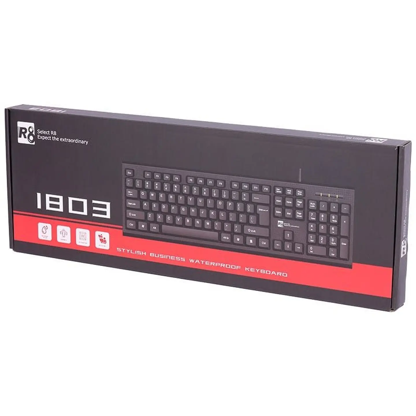 Teclado Alámbrico R8 modelo 1803 3