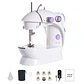Mini Máquina de Coser Portátil SM-202A Doble Hilo 2 Velocidades con Pedal - Miniatura 1