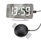 Reloj Despertador Espejo TS-8202 LED Grande con Vibración y Puertos USB Type-C - Miniatura 1