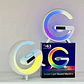 Lámpara LED RGB G63 con Parlante Bluetooth Reloj Despertador y Carga Inalámbrica - Miniatura 3