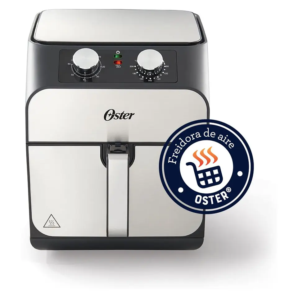 Freidora de Aire Oster 5,5 L CKSTAF55 Bioceramic Air Fryer Nueva en Caja 220V 2