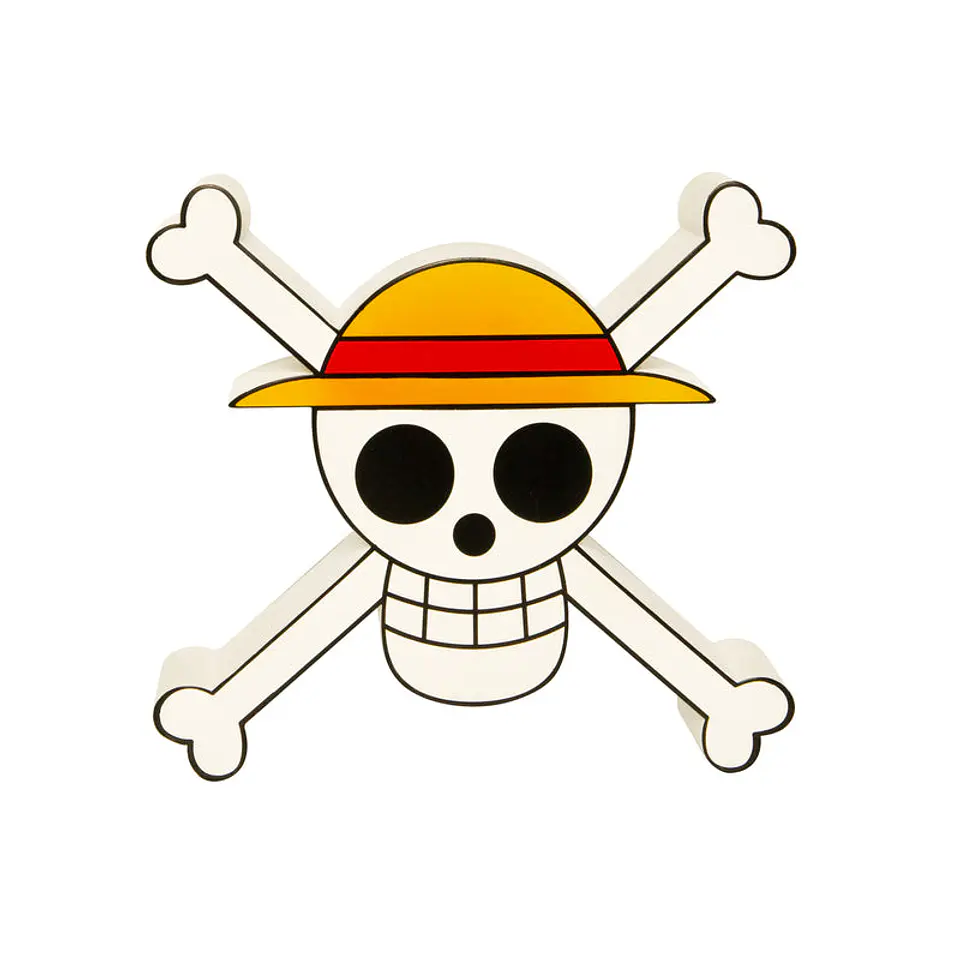 Lámpara One Piece Jolly Roger de Luffy Producto Oficial Licenciado 21 cm Nueva 1