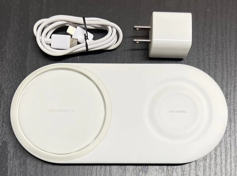 Cargador Inalámbrico Qi Fast Charger – Compatible iPhone y Samsung 2