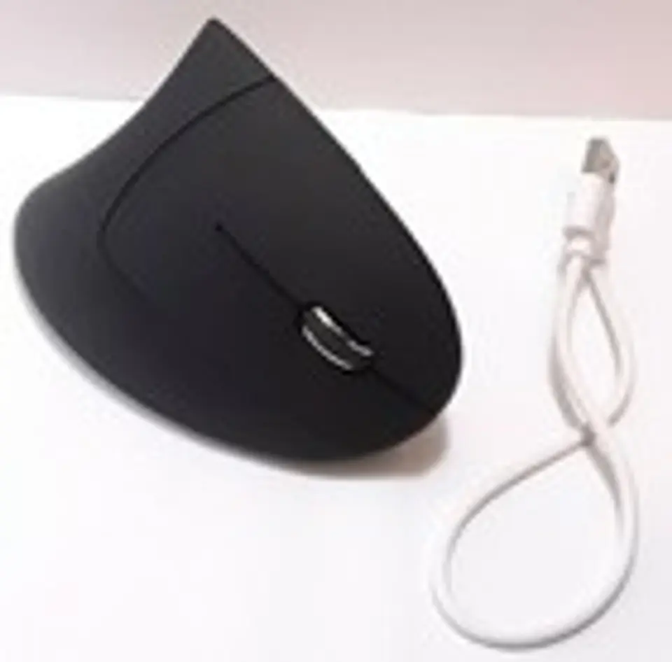 Mouse Óptico Vertical Ergonómico USB Ajustable 2