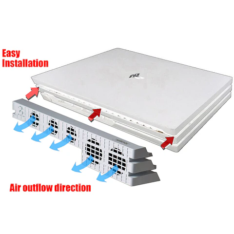 Ventilador de Enfriamiento Vertical DOBE 5 Aspas PS4