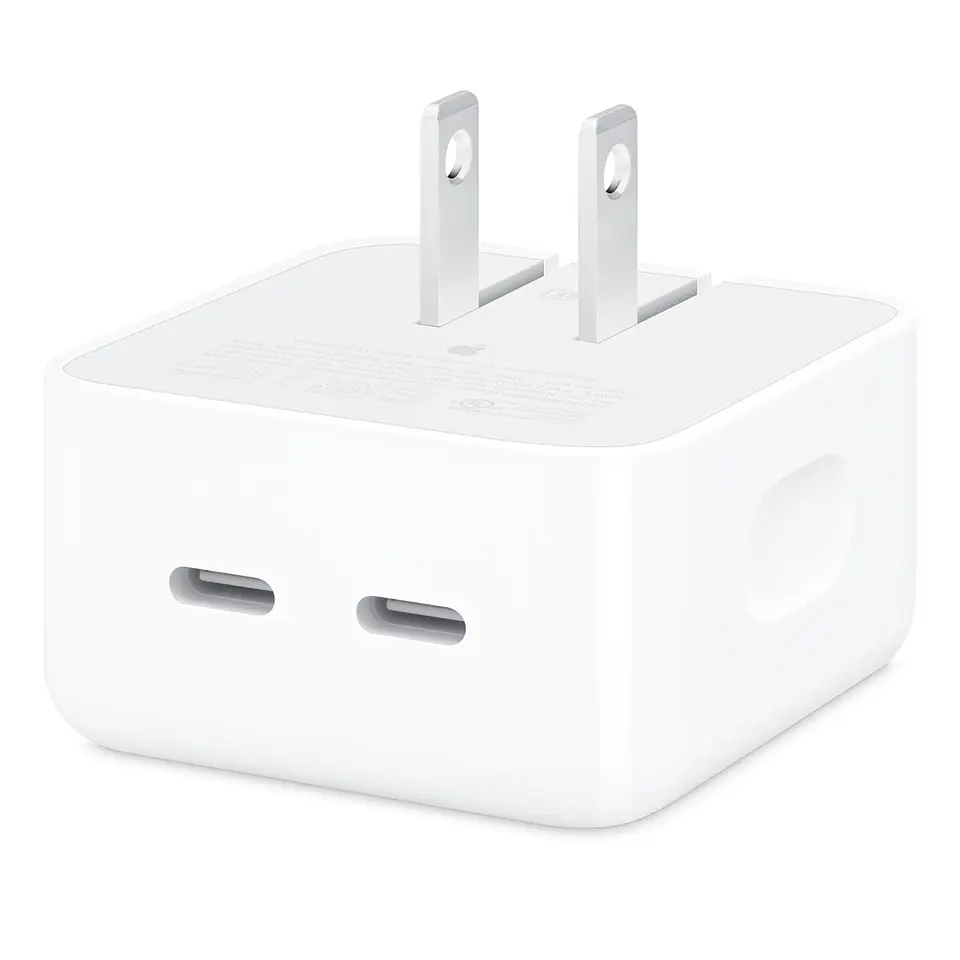 Cargador USB-C Dual 35W Compatible iPhone – Adaptador de Carga Rápida 1