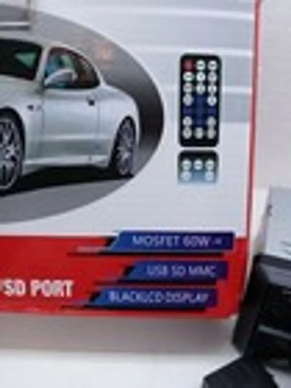Radio Auto MP3 Player USB/SD 60W x 4 Canales con Control Remoto y Pantalla LCD 3