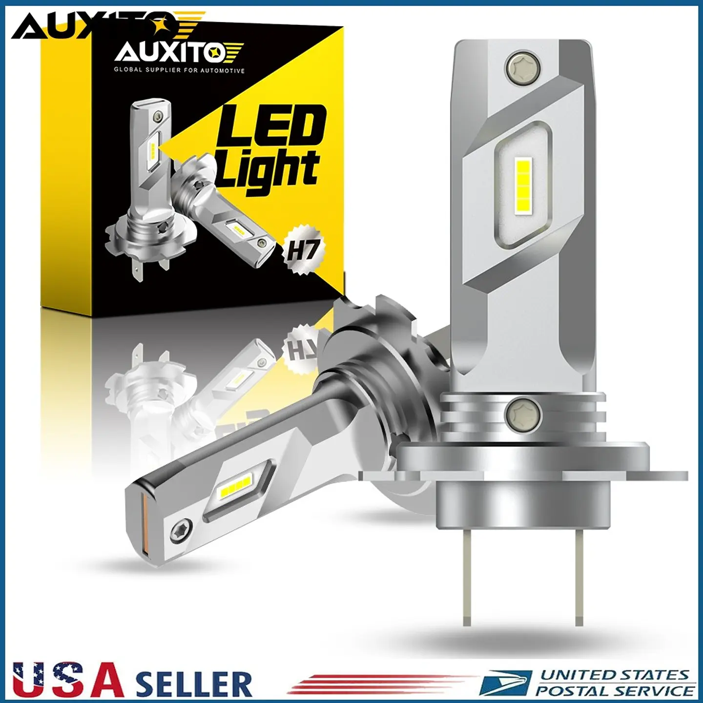 Kit Ampolletas LED Faro Auto y Moto Conversión H4/H7 Alta Potencia 1