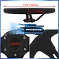 Volante Deportivo Fibra de Carbono Negro y Rojo 350mm Universal Racing con Botones de Control - Miniatura 2