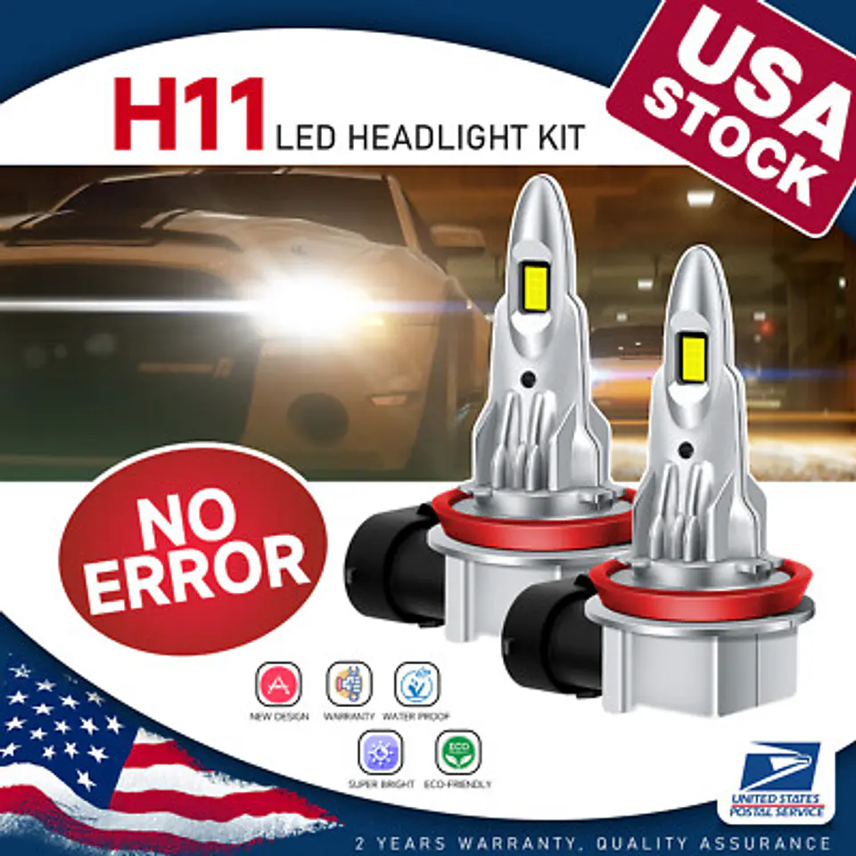 Kit Ampolletas LED MAXGTRS Profesional Alta Potencia Faro Auto 3