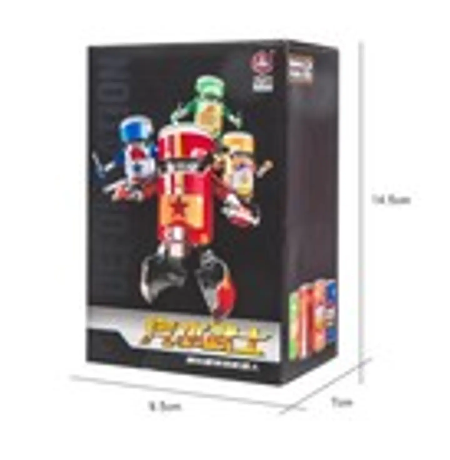 Robot de Juguete Transformable Mecha Rojo AC-03 - Figura de Acción Deformable +14 años 3