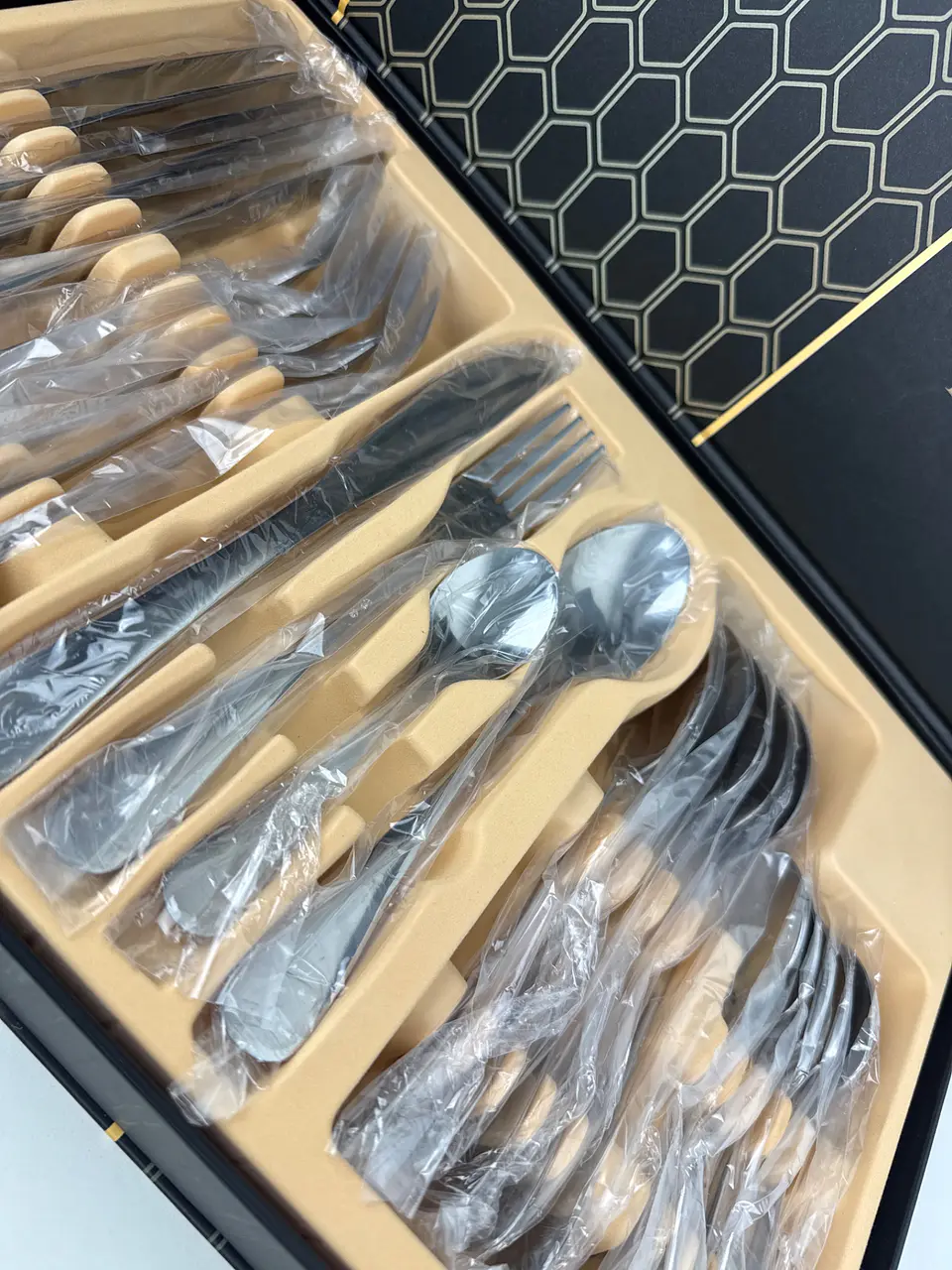 Juego de Cubiertos de Acero Inoxidable 24 Piezas 4
