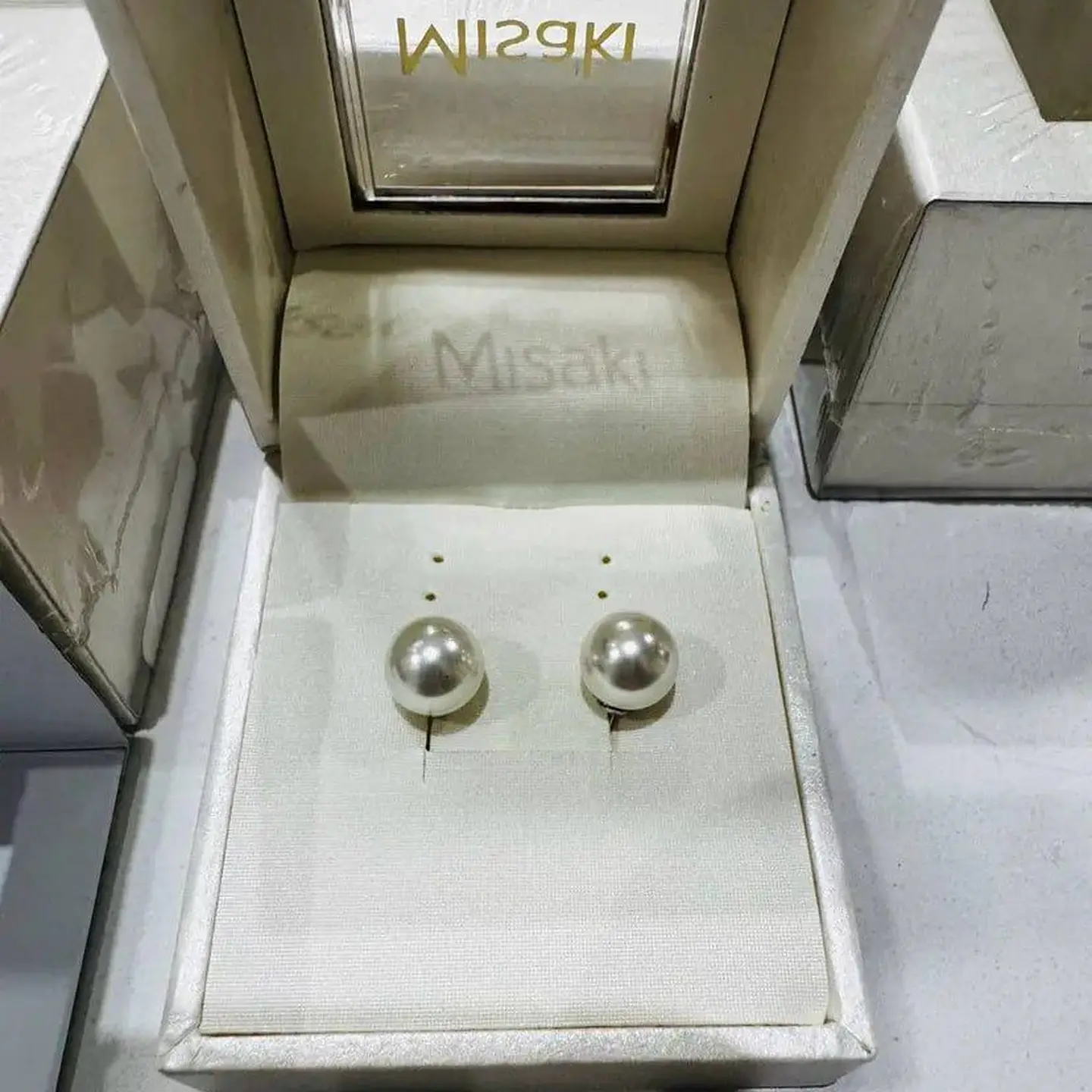 Aros de perlas Misaki 1