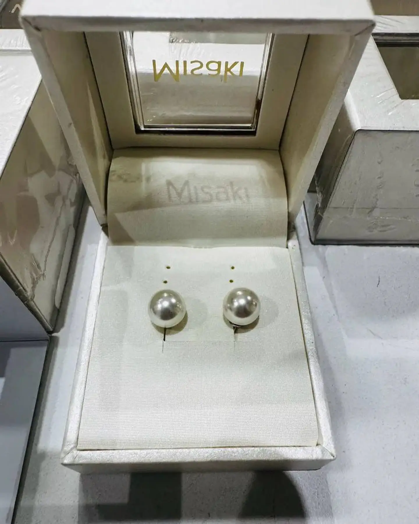 Aros de perlas Misaki 2