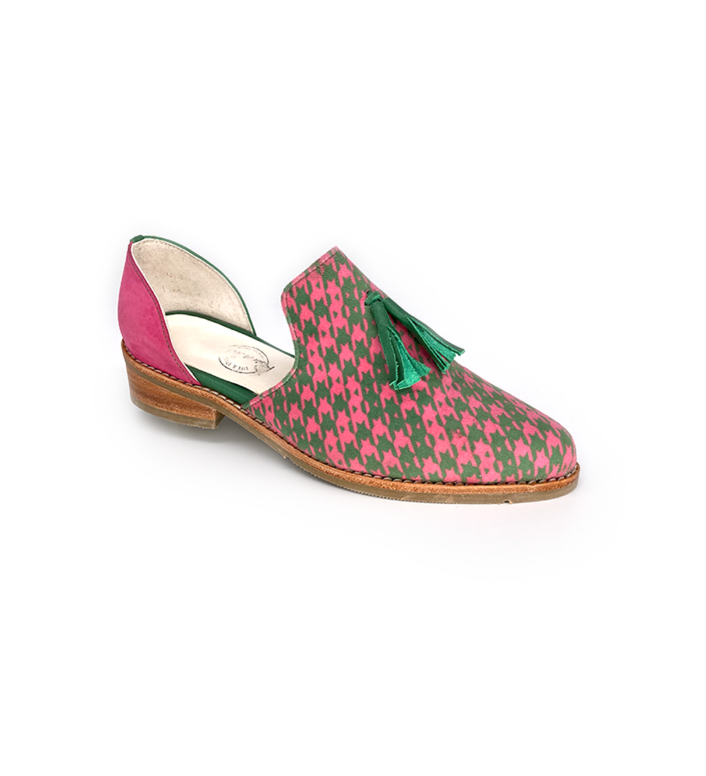 Tweed - Verde Fucsia