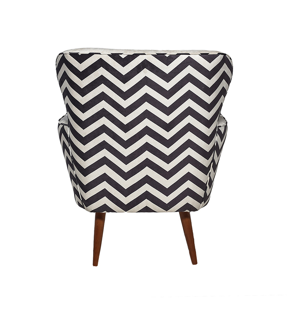 Poltrona Auburn Chevron Negro