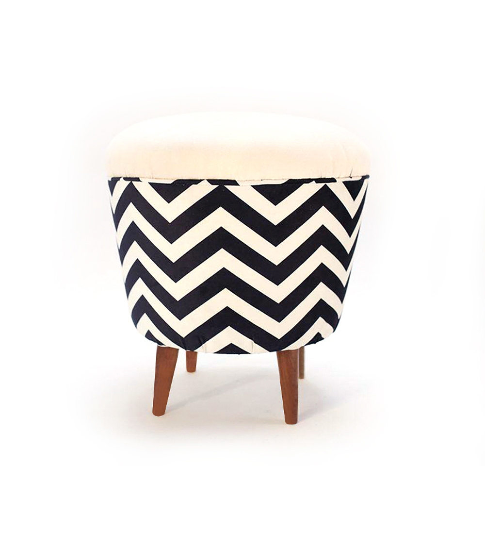 Pouf Chevron Natural