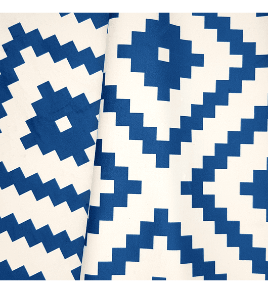 Felpa Estampada Etnico Azul