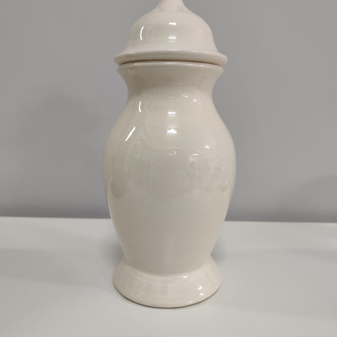 Quartinha de loiça branca sem asa - 24cm 1