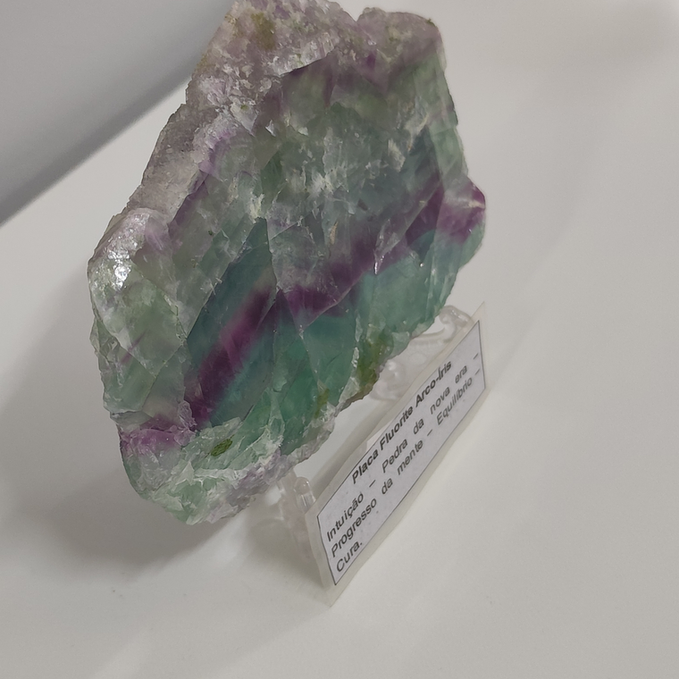 Placa de Fluorite Arco-Íris 3
