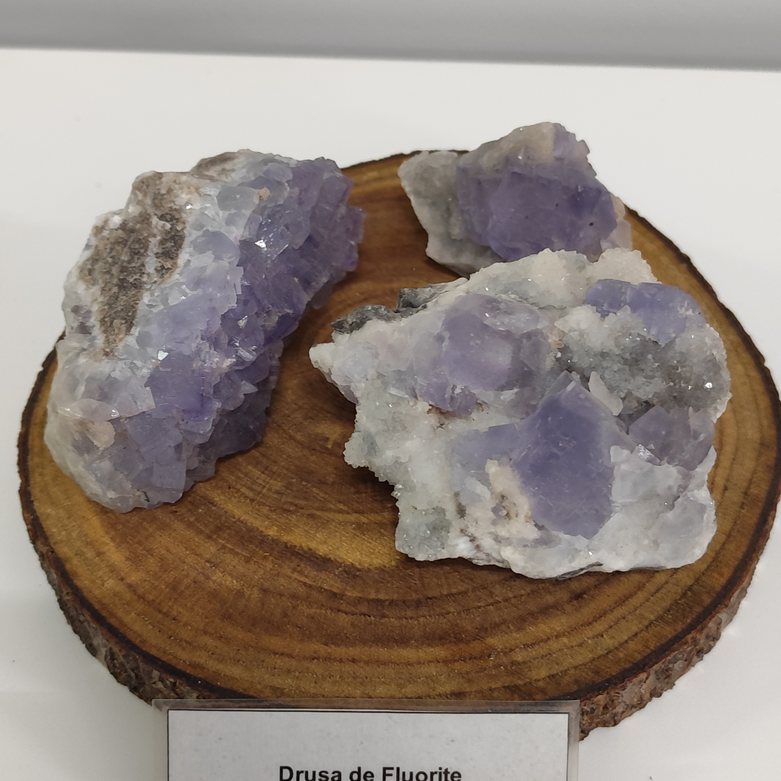 Drusa de Fluorite Roxa e Azul (1) 2