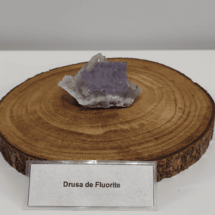 Drusa de Fluorite Roxa e Azul (3)
