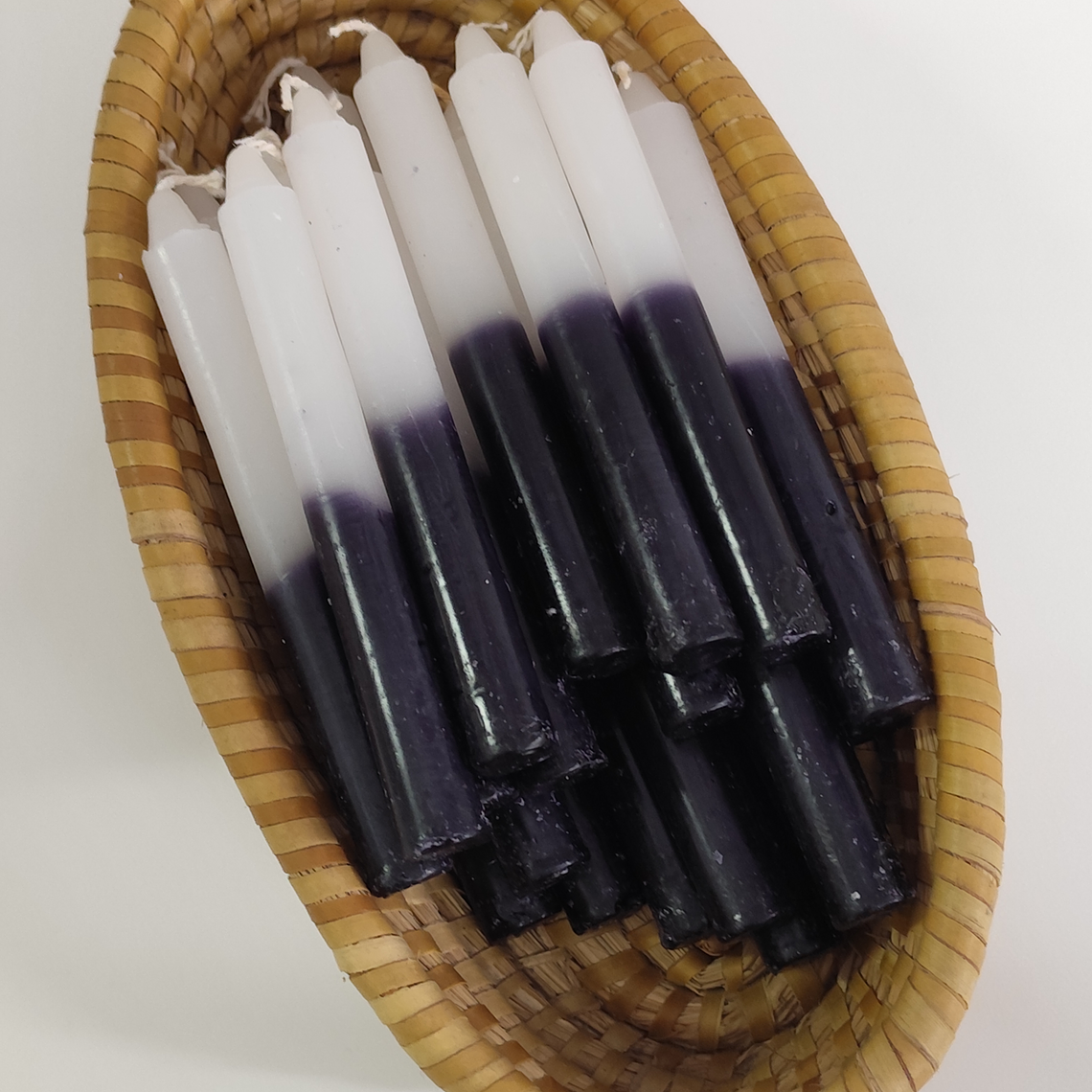 Vela Palito Branca e Preta – 15 cm 1