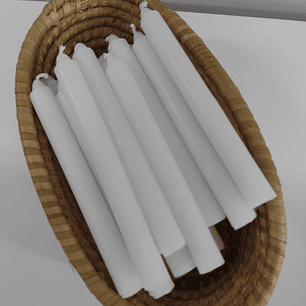 Vela Palito Branca – 20 cm