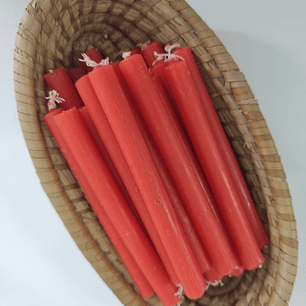 Vela Palito Vermelha – 15 cm