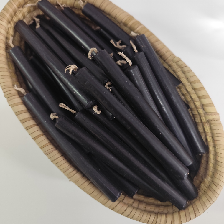 Vela Palito Preta – 15 cm 1