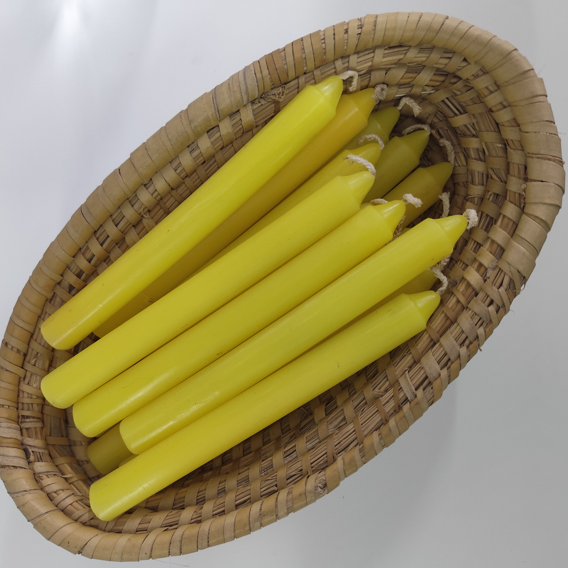 Vela Palito Amarela – 20 cm 1