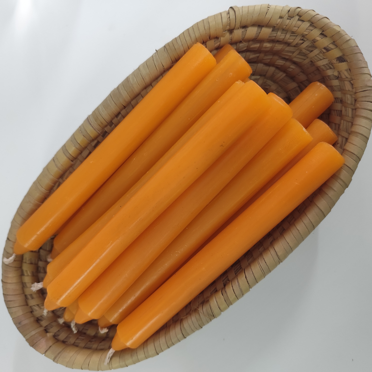 Vela Palito Laranja – 20 cm 1