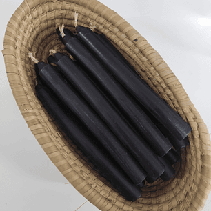 Vela Palito Preta – 20 cm